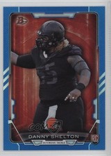 2015 Bowman Rookies Blue Rainbow Foil 494/499 Danny Shelton #12 1u6