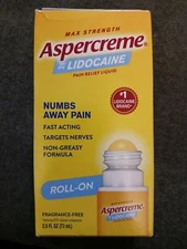 Aspercreme 4% Lidocaine 2.5 Oz, No Mess Applicator (F1)