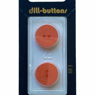 Buttons Orange 11/16