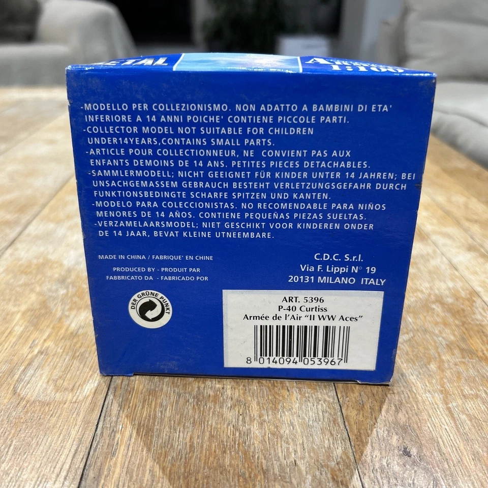 Coleção Armour Aviation Model P-40 Curtiss Army de l'Air "II WW Aces" 5396 - Imagem 4 de 4