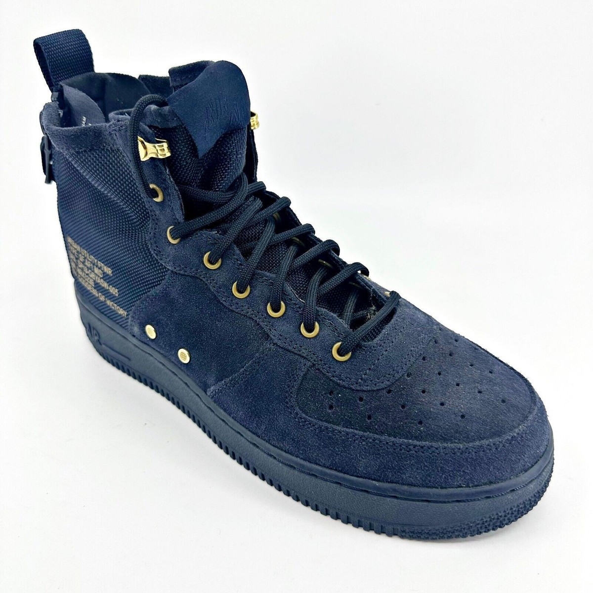 Size 7 (GS) - Nike Air Force 1 SF Mid Obsidian for sale online | eBay
