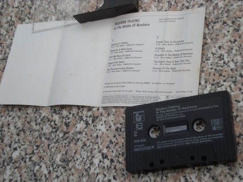 Modern Talking Musikkassette MC-ALBUM: In The Middle Of Nowhere (The 4th Album) - Picture 3 of 4