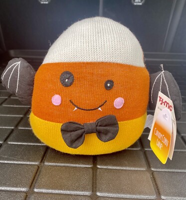 PLUSH CANDY CORN HALLOWEEN VAMPIRE BAT BY CANDY CORN LANE