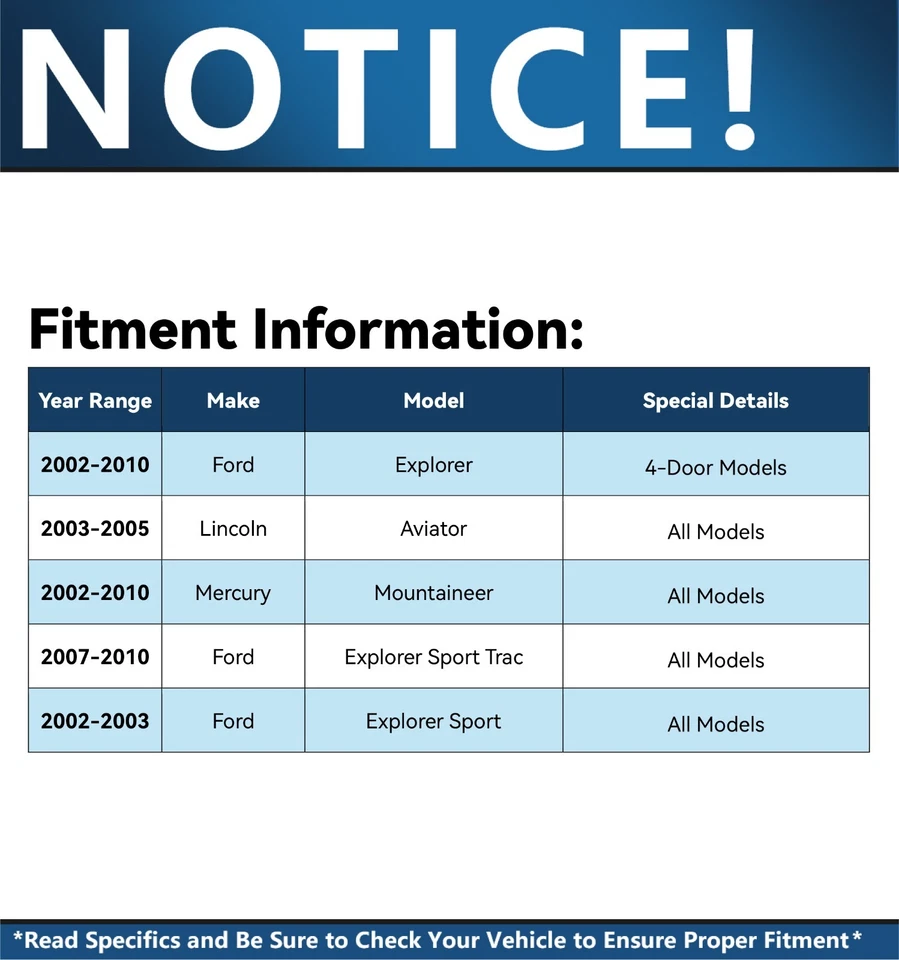Rear Wheel Bearing Hub for Ford Explorer Mercury Mountaineer Explorer Sport Trac - Image 2 of 4