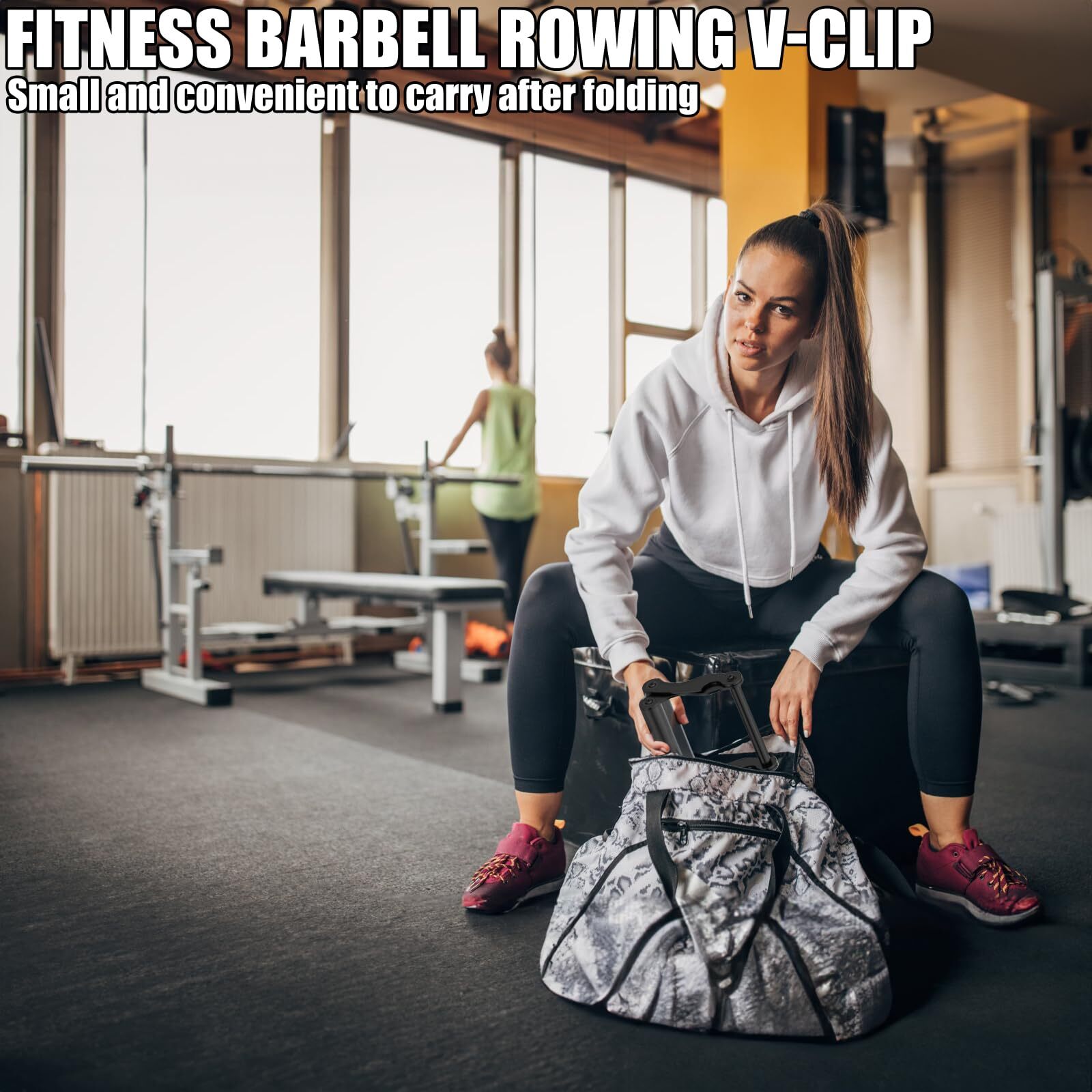 V Bar Landmine Handle Attachment for Barbell Bar Solid Multi-Grip T-Bar Row H...