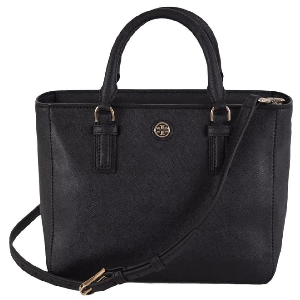 Tory Burch Small Robinson Satchel Black