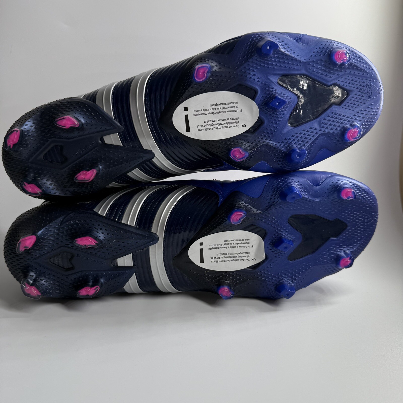 adidas Mens 12.5 PREDATOR PULSE FG UCL BLUE/SILVER/PINK Soccer Cleats GY5306 NEW