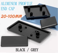 20 30 40 45 50 Series Black T-Slotted Aluminum Profile End Cap Cover 3D Printer