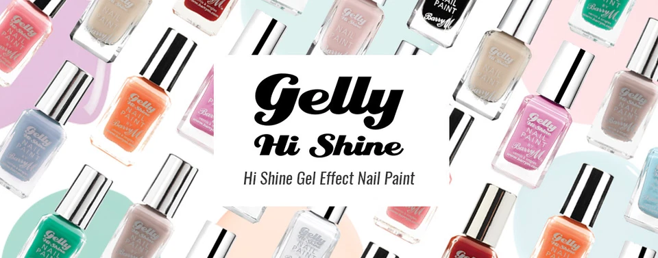 BARRY M gelly hi-shine nail paint polish - 10ml. *3 For 2*