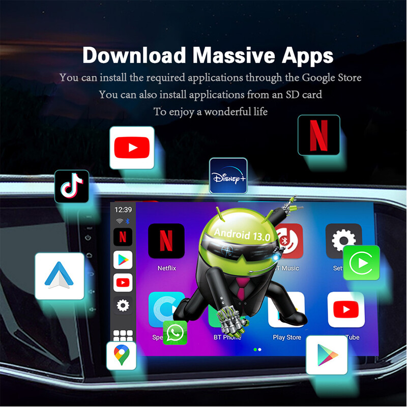 Boîte à dongle adaptateur CarPlay sans fil pour Android/iOS voiture