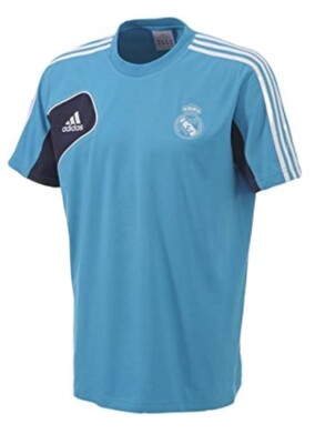 Adidas Kinder Trainings Training Shirt Real Madrid , (Blau) ,W41845 ,Gr:176 Neu