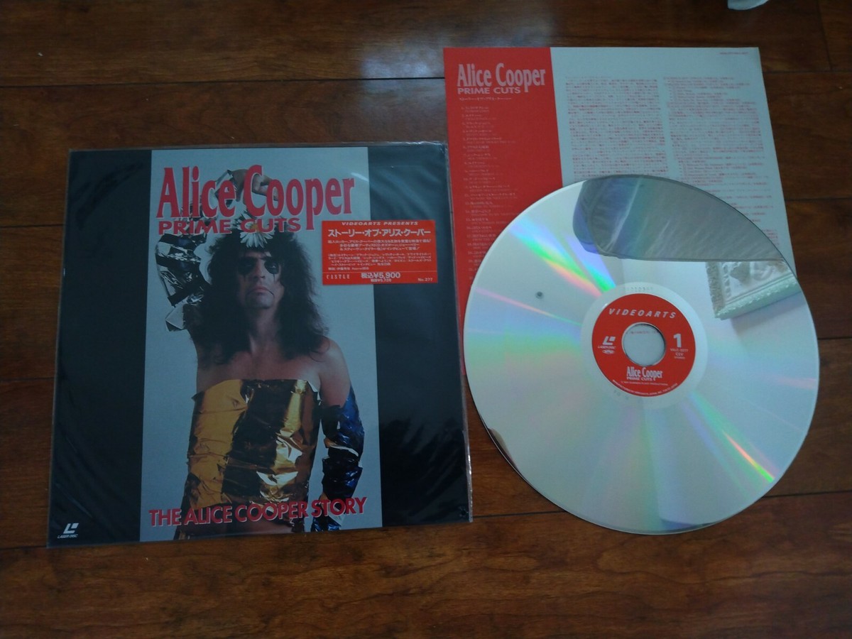 ALICE COOPER Laserdisc Prime Cuts The Alice Cooper Story JAPAN LD