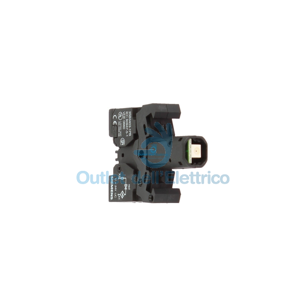 Siemens 3sb34031pb indicatore led 24v ac/dc rosso montaggio frontale