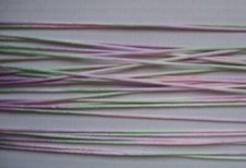 CRAFT-JEWELLERY MAKING 13.5mtrs x 1.5-2mm Pastel Tones China Knot Rattail Cord