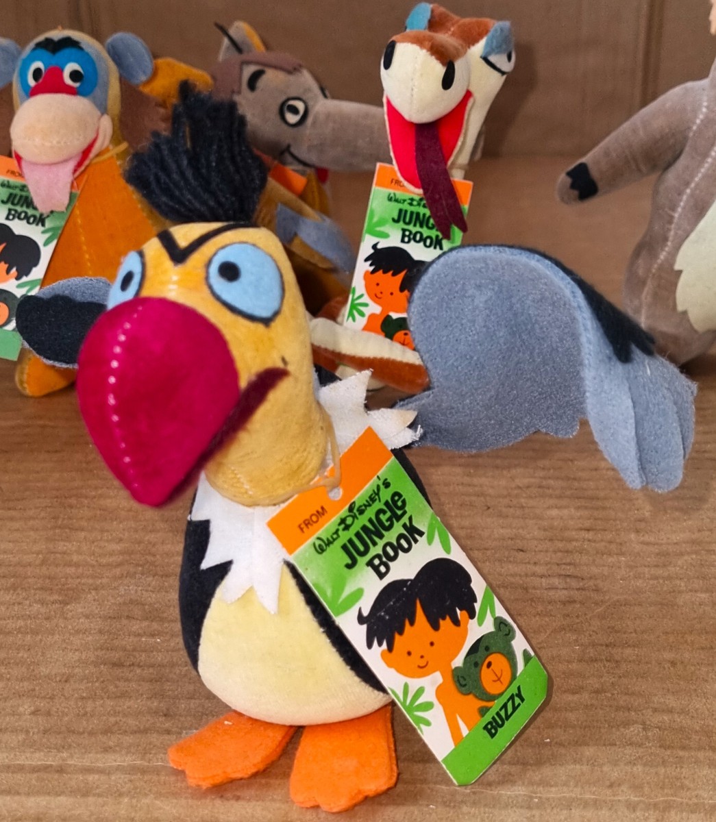 Vintage 1966 Walt Disney Jungle Book Gund Japan Plush Vintage 1966 Walt Disney Jungle Book Gund Japan Plush