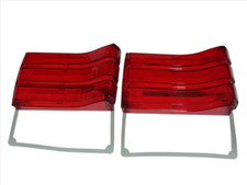 1966 Plymouth Belvedere Taillight Lenses Without Trim. Pair.