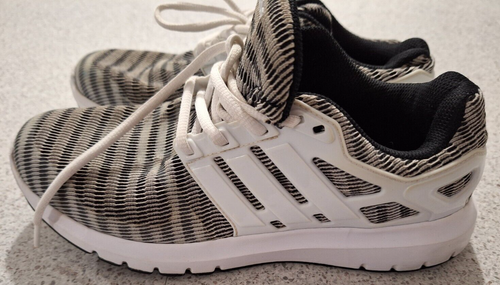 Adidas Energy Cloud V Ortholite Black White Women's Running Shoe Size US7.5 UK6