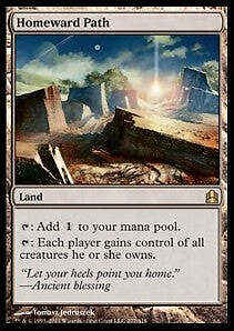 Magic/MTG Homeward Path CMD-277 Rare Englisch Excellent