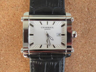 CHARRIOL CCHXL Actor Date Quartz 44mm Men's Watch From Japan used