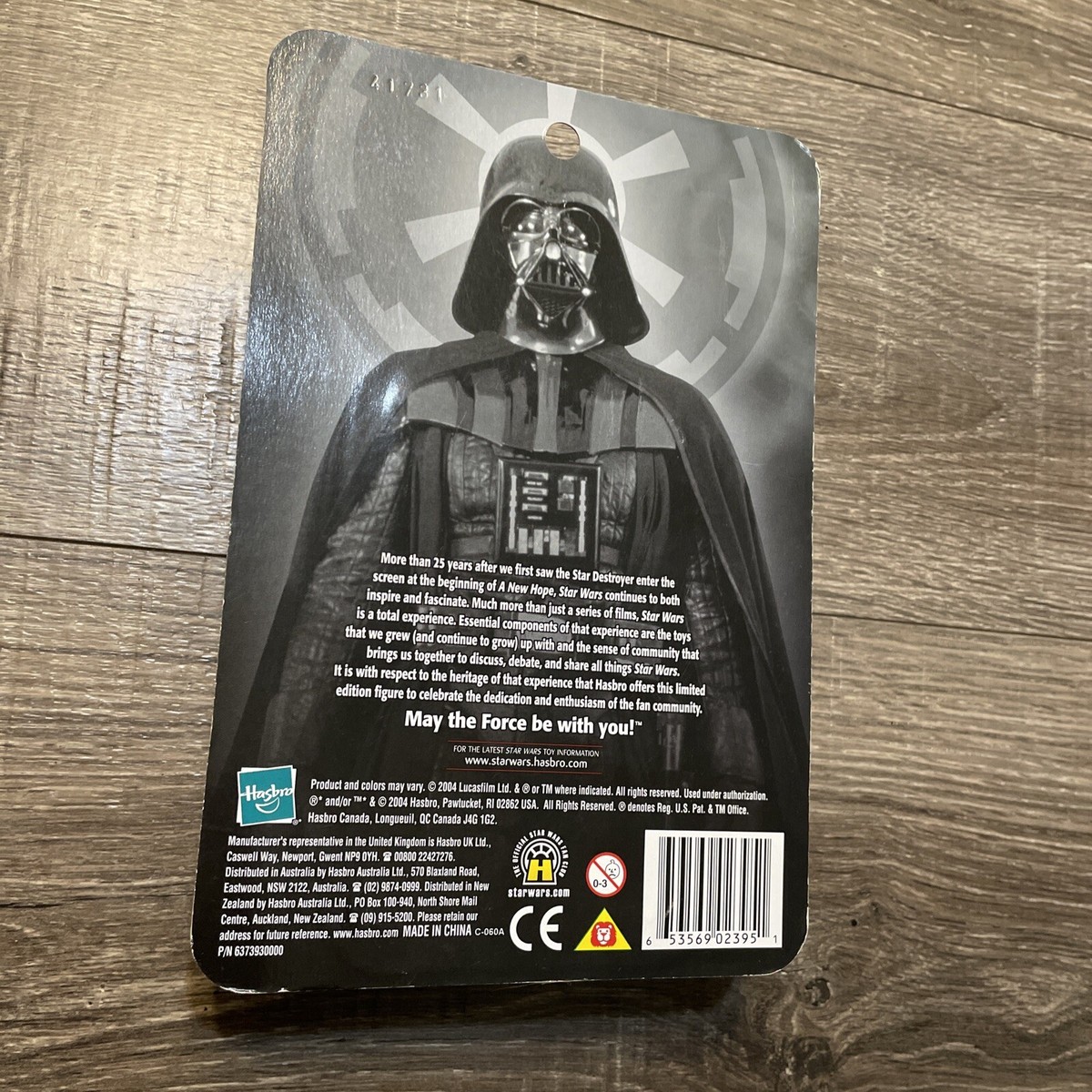 2004 Star Wars Exclusive Silver Darth Vader Action Figure 25th