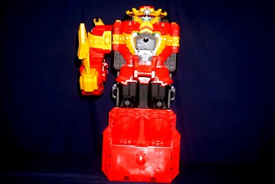 Power Rangers Ninja Steel - L'Ultra Forteresse Megazord Lion Bandai, 54 Cm, Occasion