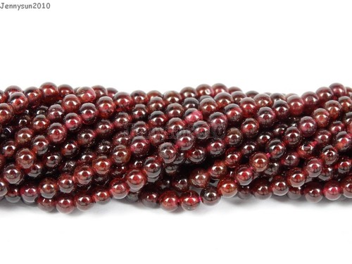 Natural Dark Red Garnet Gemstone Round Beads 15'' 2mm 3mm 4mm 6mm 8mm 10mm 12mm - Picture 18 of 18