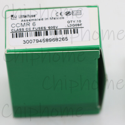 Littelfuse CCMR-6 Time Delay Fuse - 6 Amp 600VAC Fuse For Electrical Protection
