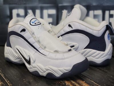 1998 Nike Air Duration Uptempo White/Navy Blue Vintage Shoes