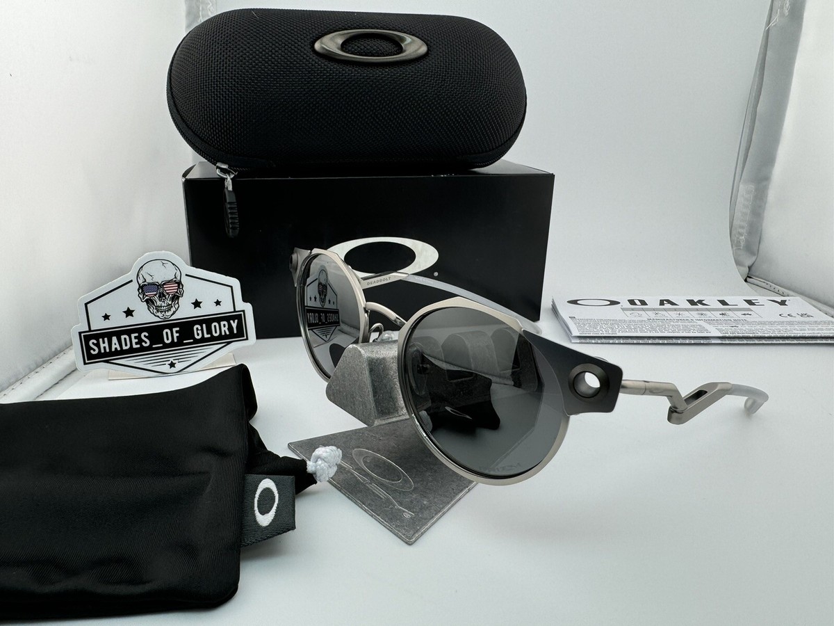 Oakley DEADBOLT Satin Black サングラス OAKLEY DEADBOLT SATIN CHROME WITH PRIZM BLACK SUNGLASSES OO6046-01