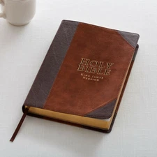The Holy Bible KJV Portfolio Design Large Print Red Letter Edition
