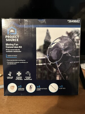 #ad #ad Project Source Quick attach Low Pressure 18 Sq ft Fan Misting Cooling System FS $21.99