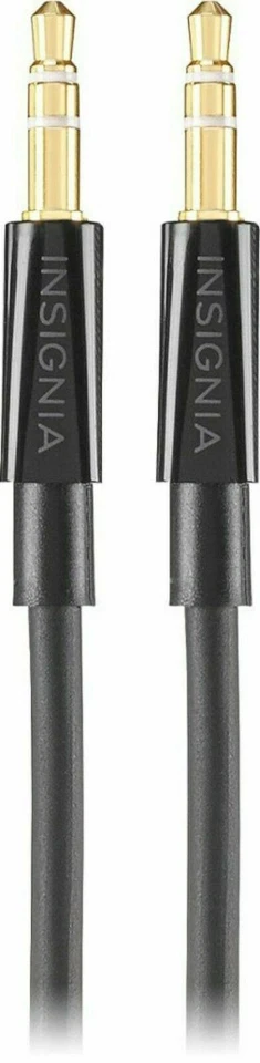 Lot of 100 NEW 3.5mm Male Male Stereo 9-ft Coiled Audio Auxilary Cables NS-MAUX9 - Image 4 of 4