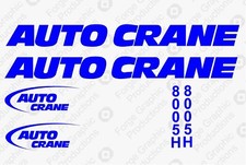 Fits Auto Crane 8005h Crane Truck Replacement Stickers Graphics