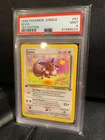 PSA 9 Non-Holo 1st Edition Eevee Pokemon Card Jungle 51/64