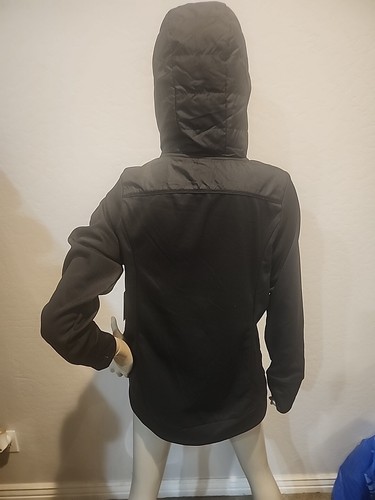 NWT Girl's Jacket Black Hooded Xersion Zip Up Size 22 1/2 Plus 3XL $65 - Picture 5 of 6
