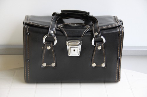 Fototasche (Kameratasche, Schultertasche) Vintage in braun.