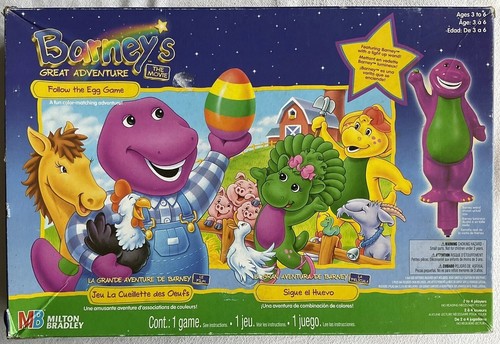 Collectable Barneys Great Adventure Movie “Follow The Egg” Board Game MB - Picture 2 of 23