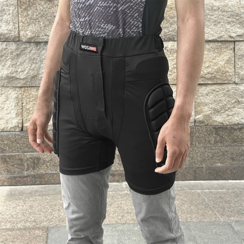 WOSAWE Protective Hip Shorts Ski Snowboard Impact Pants Protector Guards Shorts - Picture 3 of 10