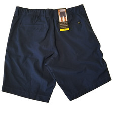 NEW Banana Republic Shorts Men's 32 Blue Flat Front Chino Stretch 9" Inseam