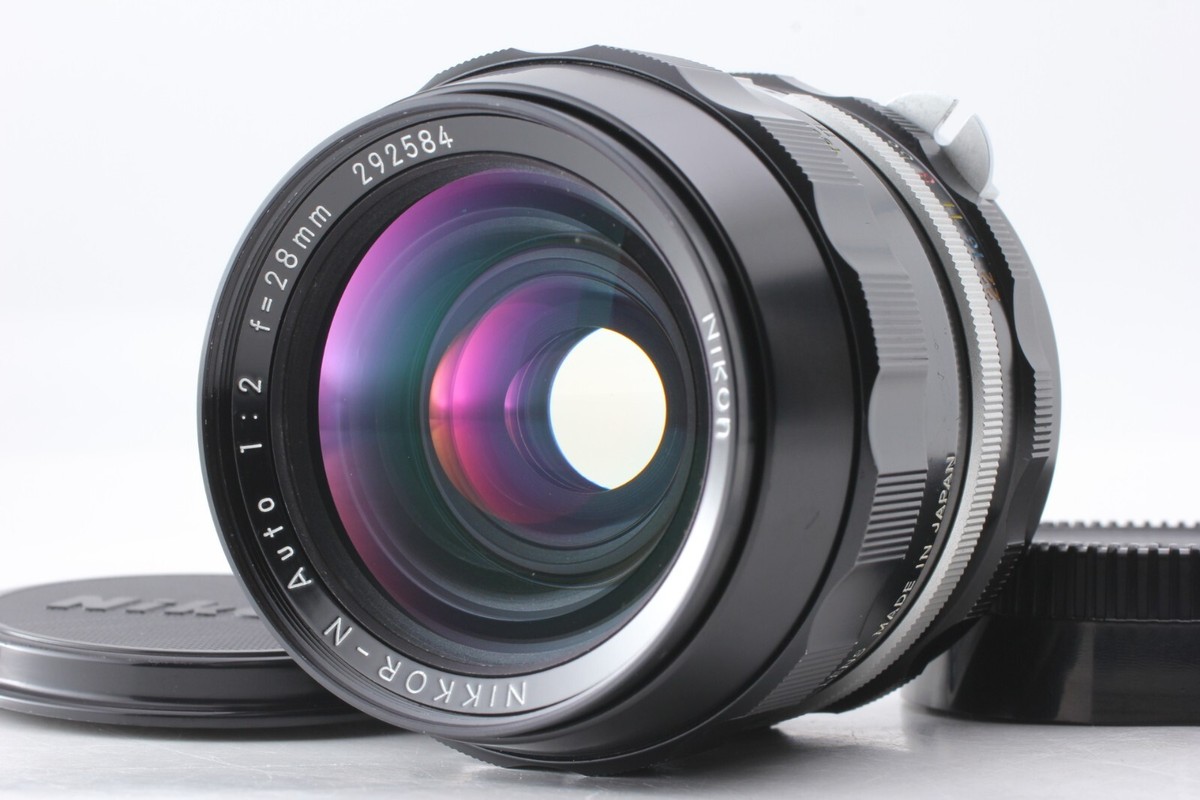 美品 Nikon Auto Nikkor-N 28mm f/2 Non Ai MINT] Nikon Auto Nikkor-N 28mm f/2 Non Ai Wide Angle MF Lens