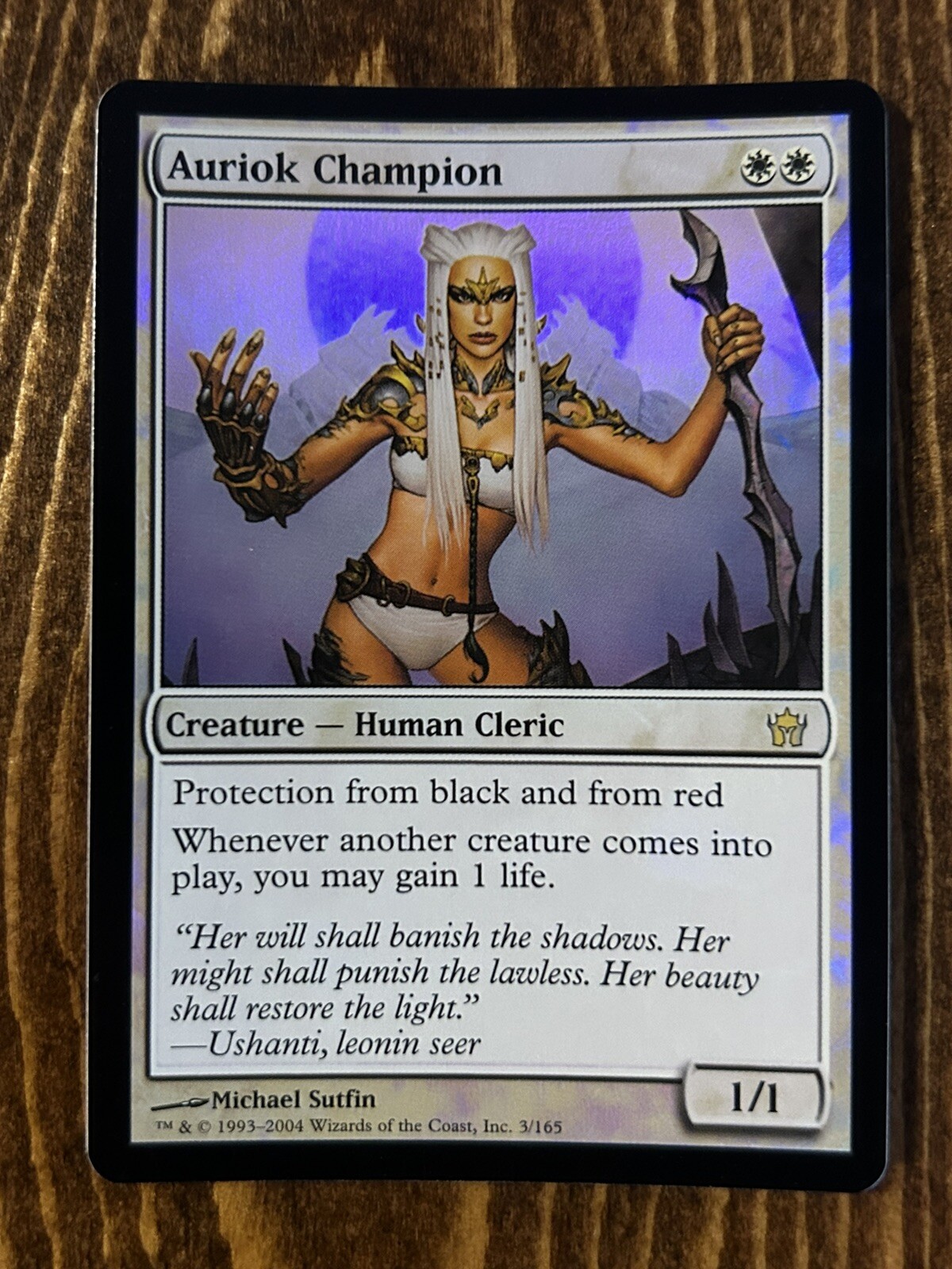 FOIL Auriok Champion | MtG Magic Fifth Dawn | English | Near Mint-Mint (NM-M)