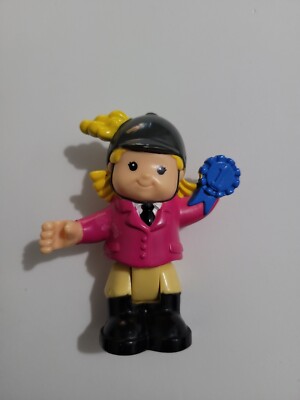 Fisher Price Little People SARAH LYNN PONY Jump Horse Rider