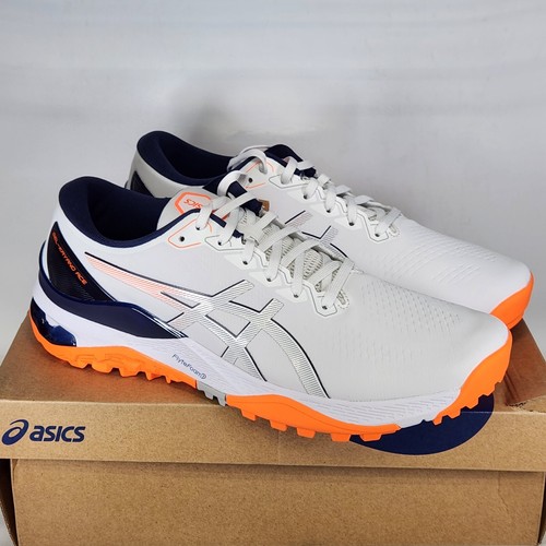 Size 12 - ASICS Gel-Kayano Ace 2 - Waterproof - White / Shocking Orange - Mens - Picture 2 of 8