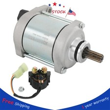 Starter & Relay New 19642 For Honda Recon 250 TRX250TM FourTrax 2008-2020