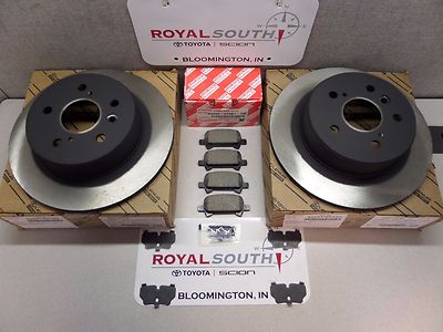 Toyota Avalon 2000 - 2004 Rear Brake Pads & Rotors Set Kit Genuine OE OEM