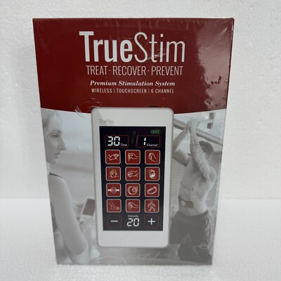 True Stim Premium Muscle Stimulation System Wireless Touchscreen NEW Sealed