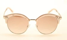 Jimmy Choo Hally/S FWMNQ Nude/Silver/Pink Gradient 55mm Sunglasses (#361)