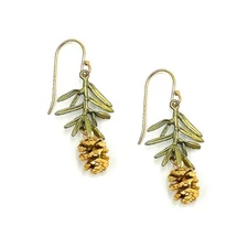 MICHAEL MICHAUD PINE NEEDLE WIRE DROP EARRINGS 3639 BZ