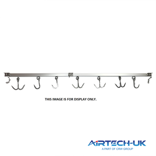 Hanging Meat Rail Sliding System for Meat Rooms and Meat Delivery Trucks Van 3Mt - Picture 2 of 7