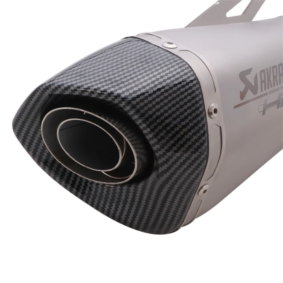 For BMW S1000RR 2010-2014 Exhaust Pipe Muffler Tips 60mm Slip on S1000R 2010-16 Foto 2 de 4